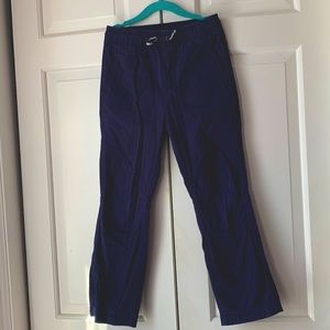 EUC Hanna Andersson Navy pull on canvas pants size 120
